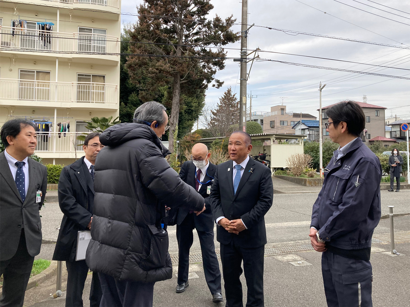 本村賢太郎相模原市長も視察されました。